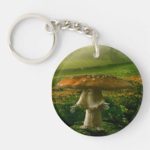Mushroom Man Acrylic Key Chains