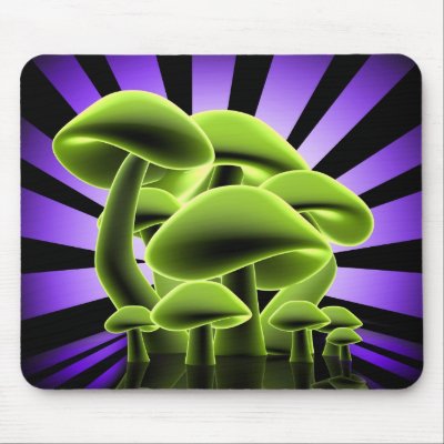 Mushroom Mousepad by skynetgr