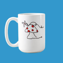 mushroom mugs by lissame73 mushroom mugs