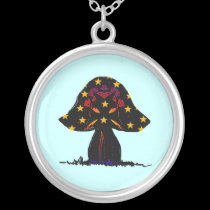mushroom necklaces