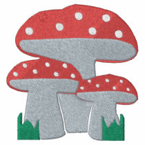 Mushroom Patch Fantasy Fae Fairy Design 1 embroidered shirts