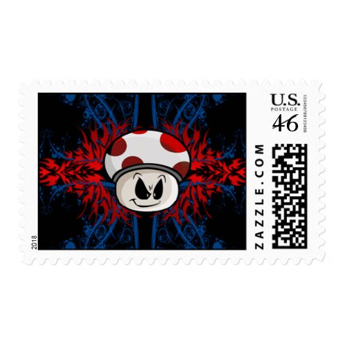 Mushroom Postage stamp