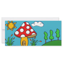 Mushroom rack cards