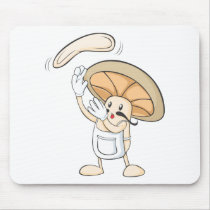 Mushroom Shirts - Mushroom Chef Baker Dough Mousepads