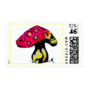 mushroom stamp by lissame73 mushroom stamp