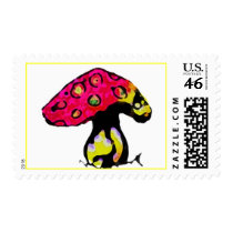 mushroom stamp by lissame73 mushroom stamp