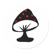 Mushroom stickers