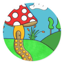 Mushroom stickers by dinatemraz Mushroom stickers