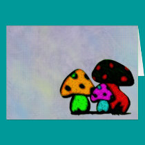 mushroom trio cards by lissame73 mushroom trio cards