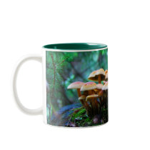 mushroom village mugs