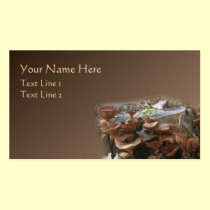 Mushroom Village Nature Business Card business cards