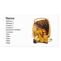 Mushrooms Business Card Templates