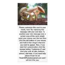 Mushrooms Dancing Photo Card