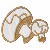 Mushrooms embroidered shirts