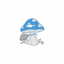 Mushrooms embroidered shirts