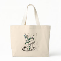 Mushrooms & Morning Glories bag bags