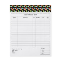 Mushrooms Small Order Form Flyer
