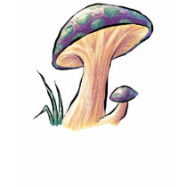 Mushrooms - T-shirt by whitefantom Mushrooms - T-shirt