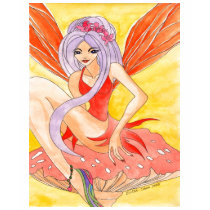 mushroon faerie babydoll tshirt
