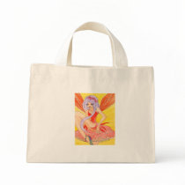 mushroon faerie tote bag