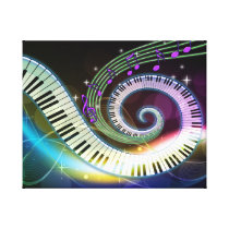 Music 1 Wrapped Canvas