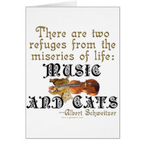 Music and Cats cards by geargems Music and Cats cards