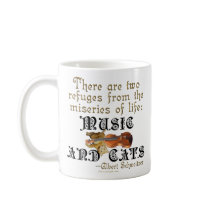 Music and Cats Mugs