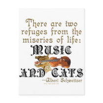 Music and Cats postcards by geargems Music and Cats postcards