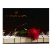 Music and Flowers print