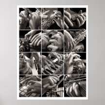 Music and Hands Posters