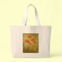 Music and Poppies bags