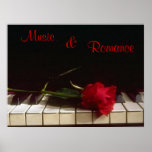 Music and Romance Posters