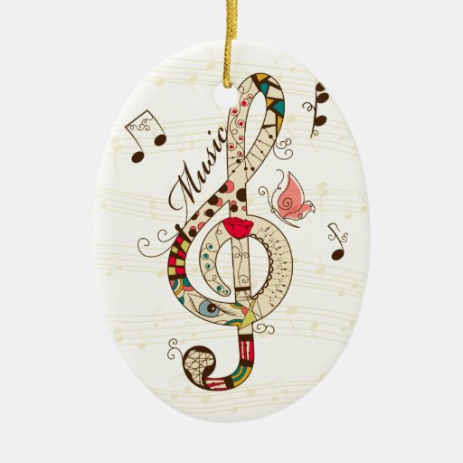 music art double sided oval ceramic christmas ornament music art double sided oval ceramic christmas ornament