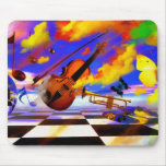 Music Art  guitar piano Mouse Pads