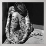 Music-artist, black and white posters