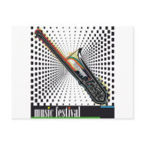 Music Artwork. Post Card