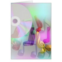 Music Background Card