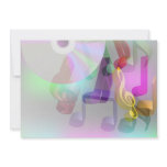 Music Background Custom Invitation
