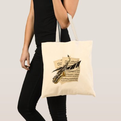 Music Tote Bag by Specialeetees