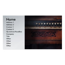 Music Band - Organ - The bands back together again business cards