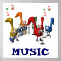 Music Band Poster 15x15 posters