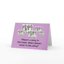 Music Birthday Greeting Card