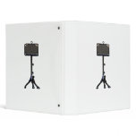 Music Black Stand Graphic Image Design 1 Binder