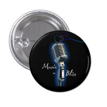 Music = Bliss  mini button buttons
