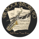 Music Bookplate sticker