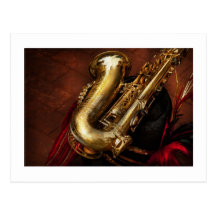 Music - Brass - Saxophone Post Cards
