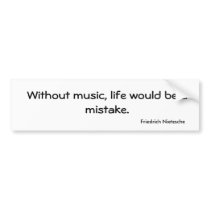 Music Bumper Sticker