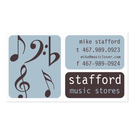 Music Business Card