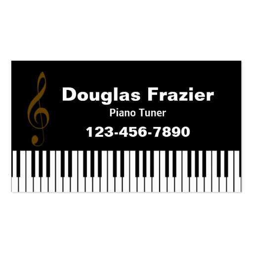 Music Business Card 2 (front side)