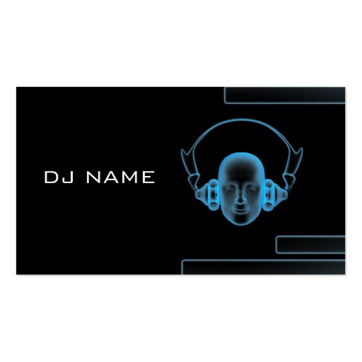 music_business_card_DJ Business Cards (front side)